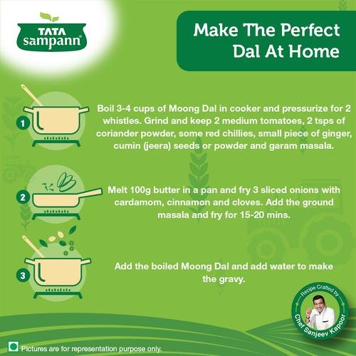 Tata Sampann Moong Dal/Hesaru Bele, 1 kg - Image 4