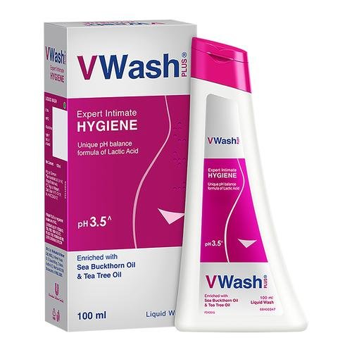 Vwash Plus Expert Intimate Hygiene, 100 ml Bottle
