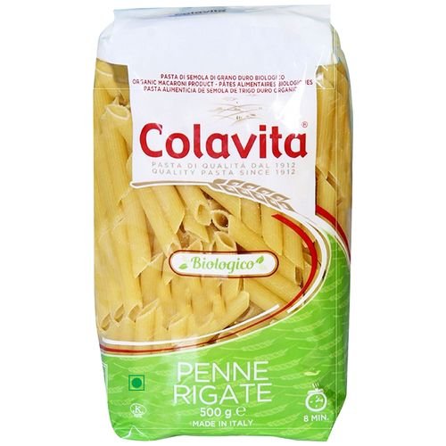Colavita Italian Organic Pasta – Penne Rigate, 500 grm