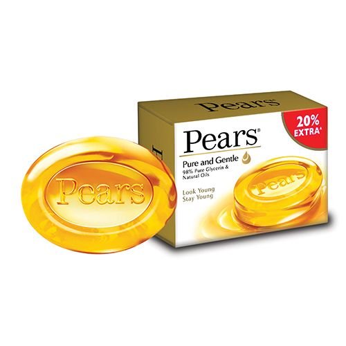 Pears Pure & Gentle Soap Bar, 125 grm