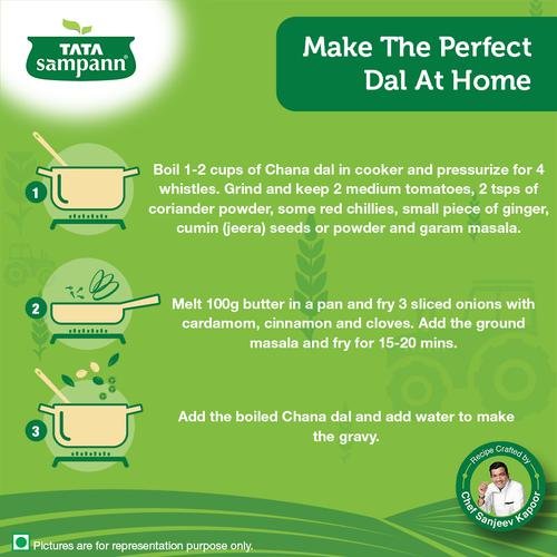 Tata Sampann Unpolished Chana Dal, 1 Kg - Image 5