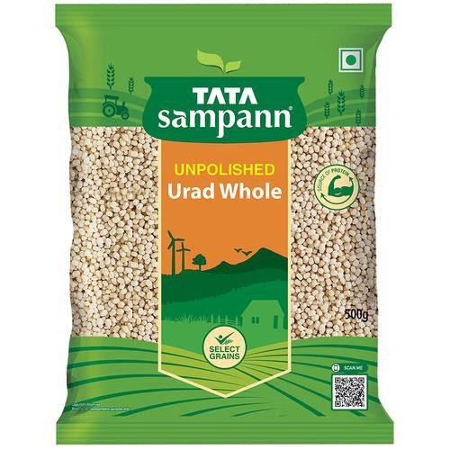 Tata Sampann Unpolished Urad Dal – Whole, 1kg