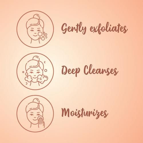 Himalaya Deep Cleansing Apricot Face Wash, 50 ml - Image 3