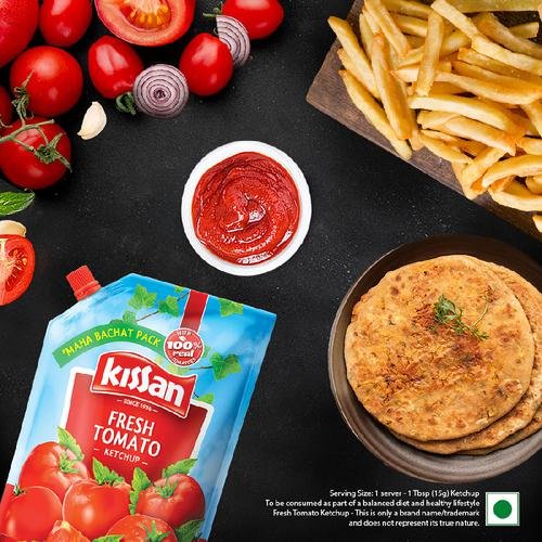 Kissan Fresh Tomato Ketchup, 950 grm - Image 3
