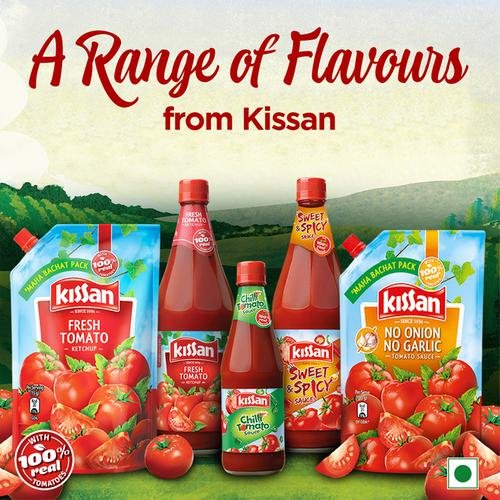 Kissan Fresh Tomato Ketchup, 950 grm - Image 4