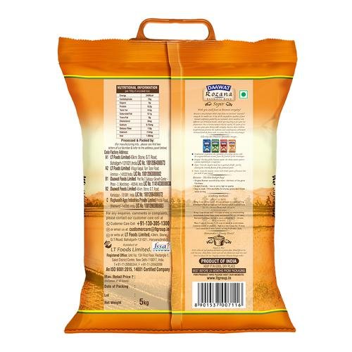 Daawat Basmati Rice - Rozana Super 90, 5 kg - Image 2