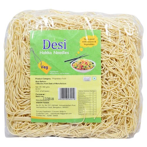 Desi Hakka Noodles – Veg, 800 grm